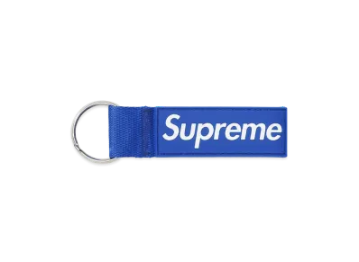 Supreme Webbing Keychain (26SS) "Royal"