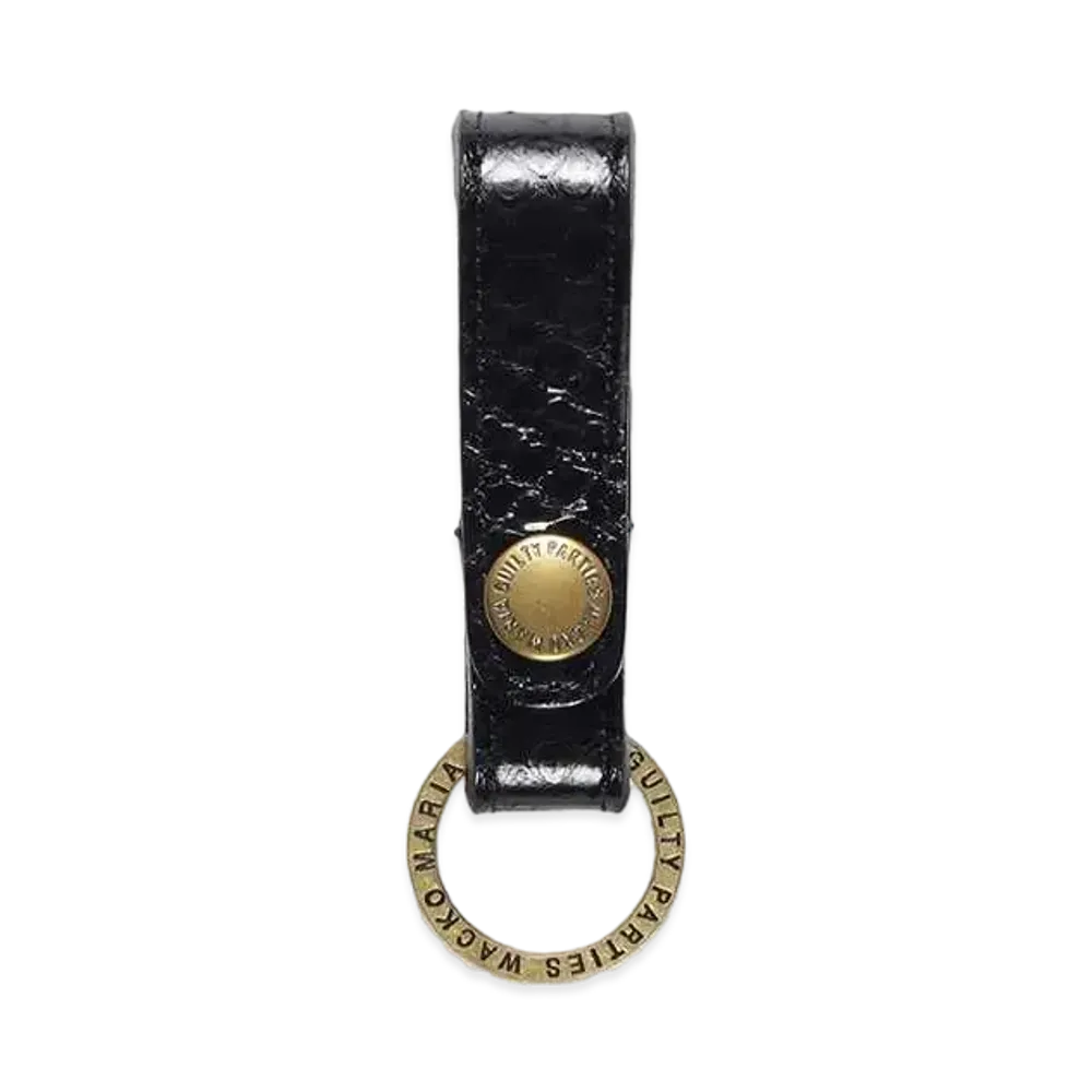 WACKO MARIA Python Leather Key Holder "Black"