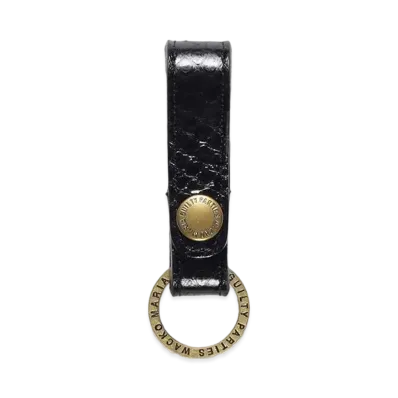 WACKO MARIA Python Leather Key Holder "Black"
