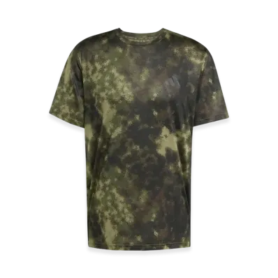 adidas Train Essentials Seasonal All-Over Print T-Shirt "Olive Strata"