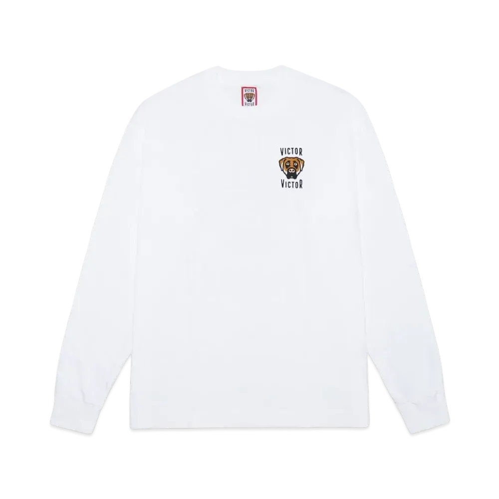 Victor Victor Worldwide Long Sleeve T-Shirt "White"