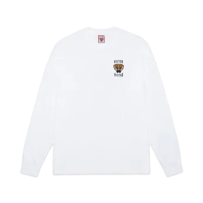 Victor Victor Worldwide Long Sleeve T-Shirt "White"