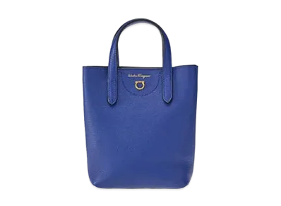 Salvatore Ferragamo Gancini Minibag "Pacific Ocean Blue"