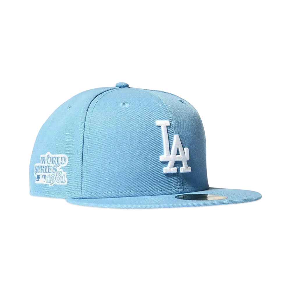 HOME GAME LOS ANGELES DODGERS CO 1981 WS 59FIFTY "SKY BLUE"