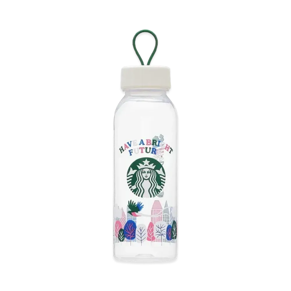 STARBUCKS Bio-Based PP Strap Lid Bottle 473ml "Clear"