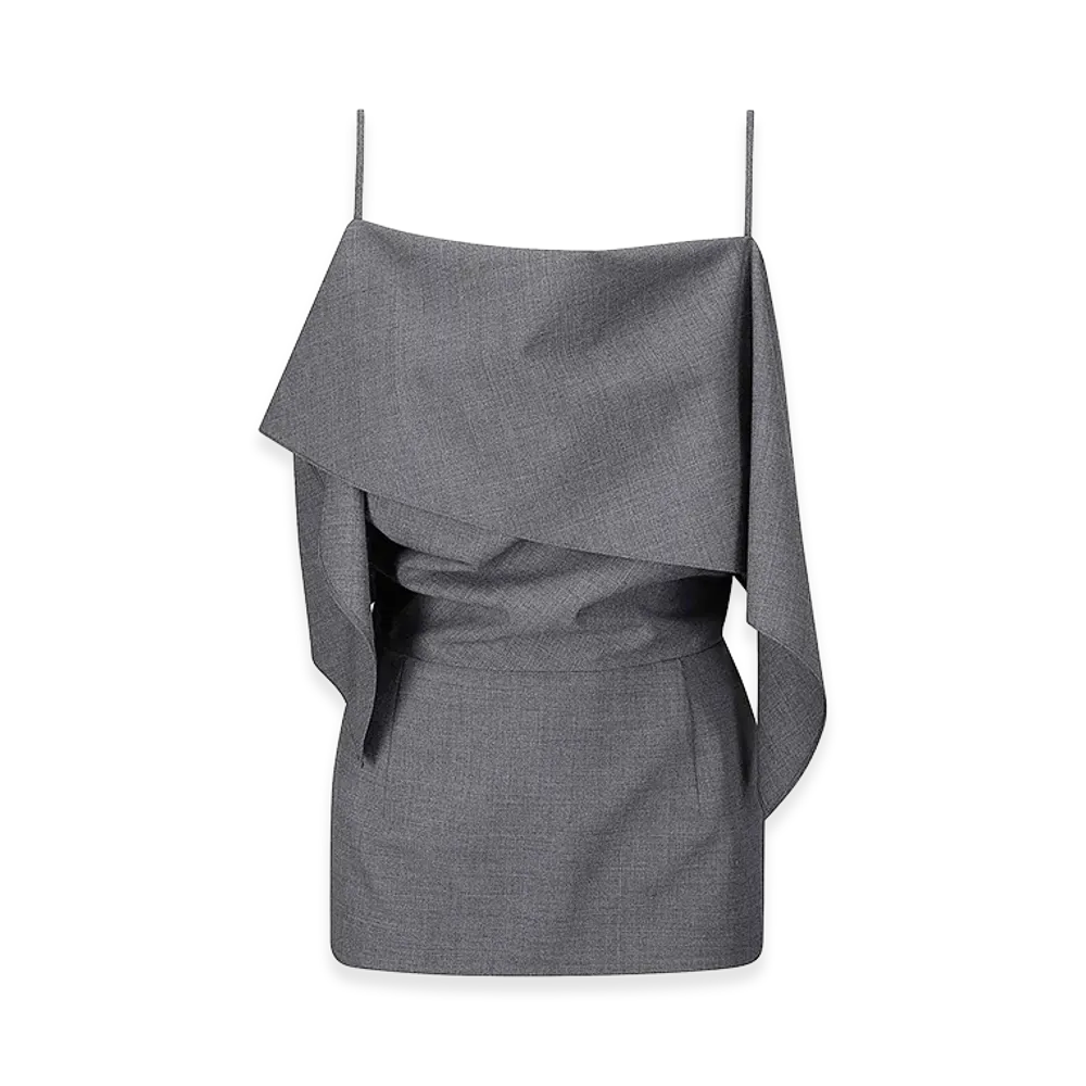 MM6 Maison Margiela Women's Top "Gray"