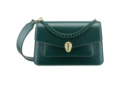 BVLGARI Serpenti Forever Crossbody Bag "Green"