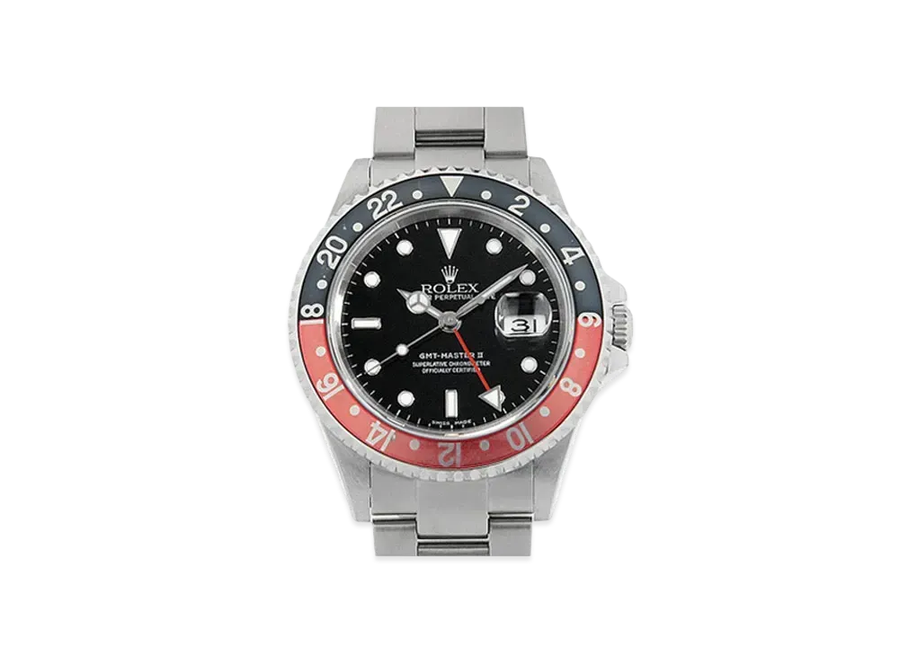 ROLEX GMT Master II "Black/Stainless Steel"
