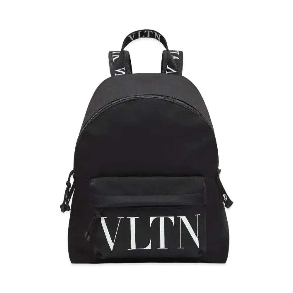 Valentino VLTN Nylon Backpack "Black/White"