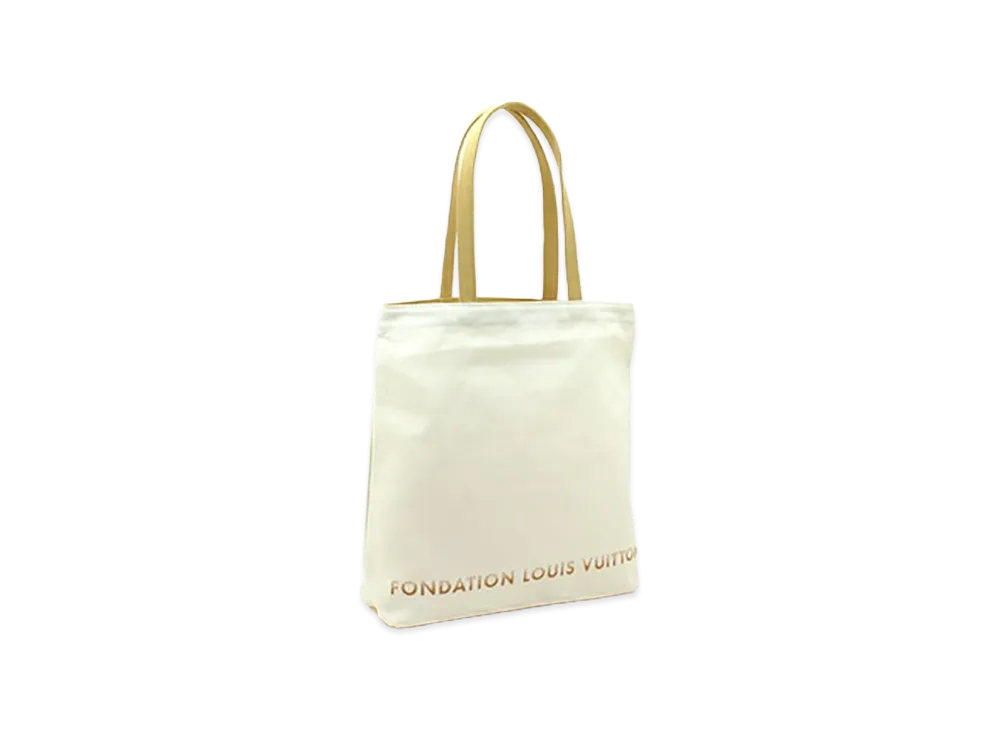 Louis Vuitton Fondation Louis Vuitton Tote Bag Museum Exclusive Item "White"