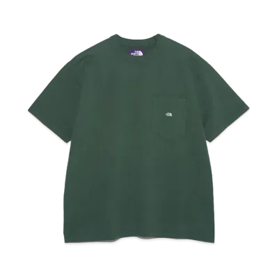 The North Face PURPLE LABEL 7oz Pocket Tee "SprucexOff White