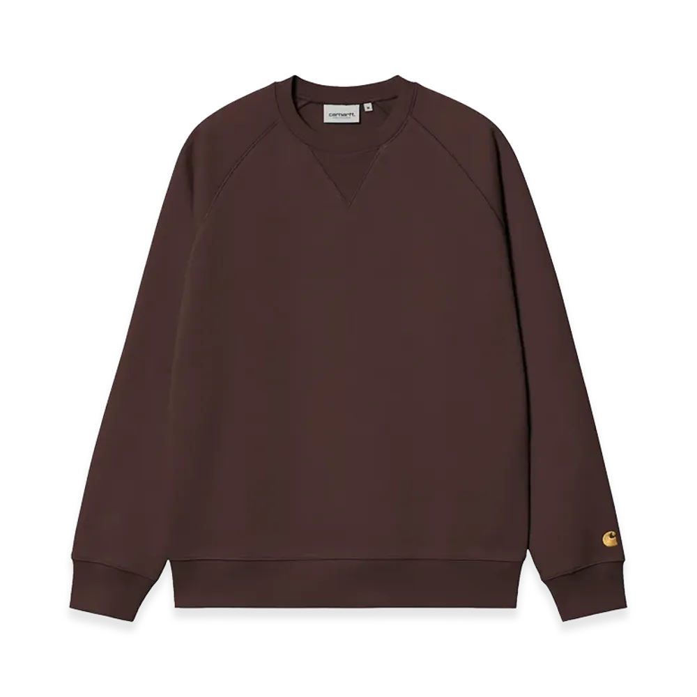 Carhartt WIP Chase Sweat "Palisander/Gold"