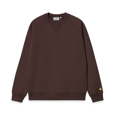 Carhartt WIP Chase Sweat "Palisander/Gold"