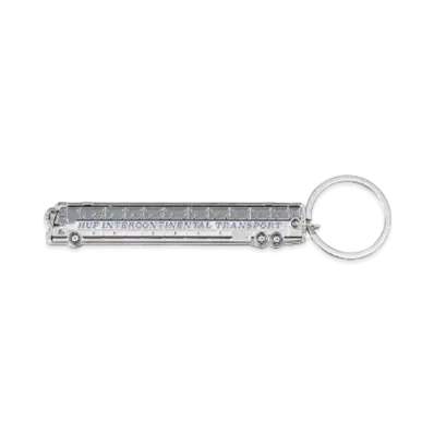 HUF Fall 24 Transport Keychain "Silver"