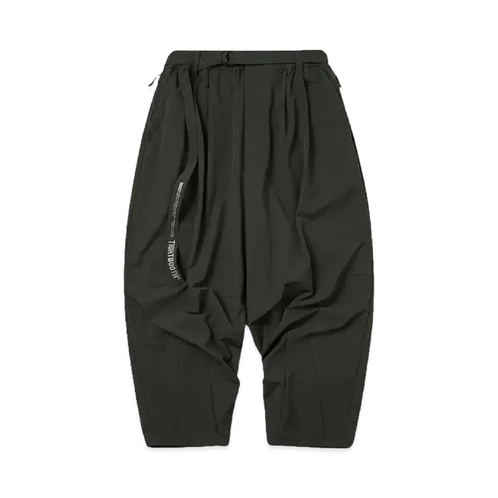 GOOPiMADE® X TIGHTBOOTH Strap Baggy Slacks "Dark Green"