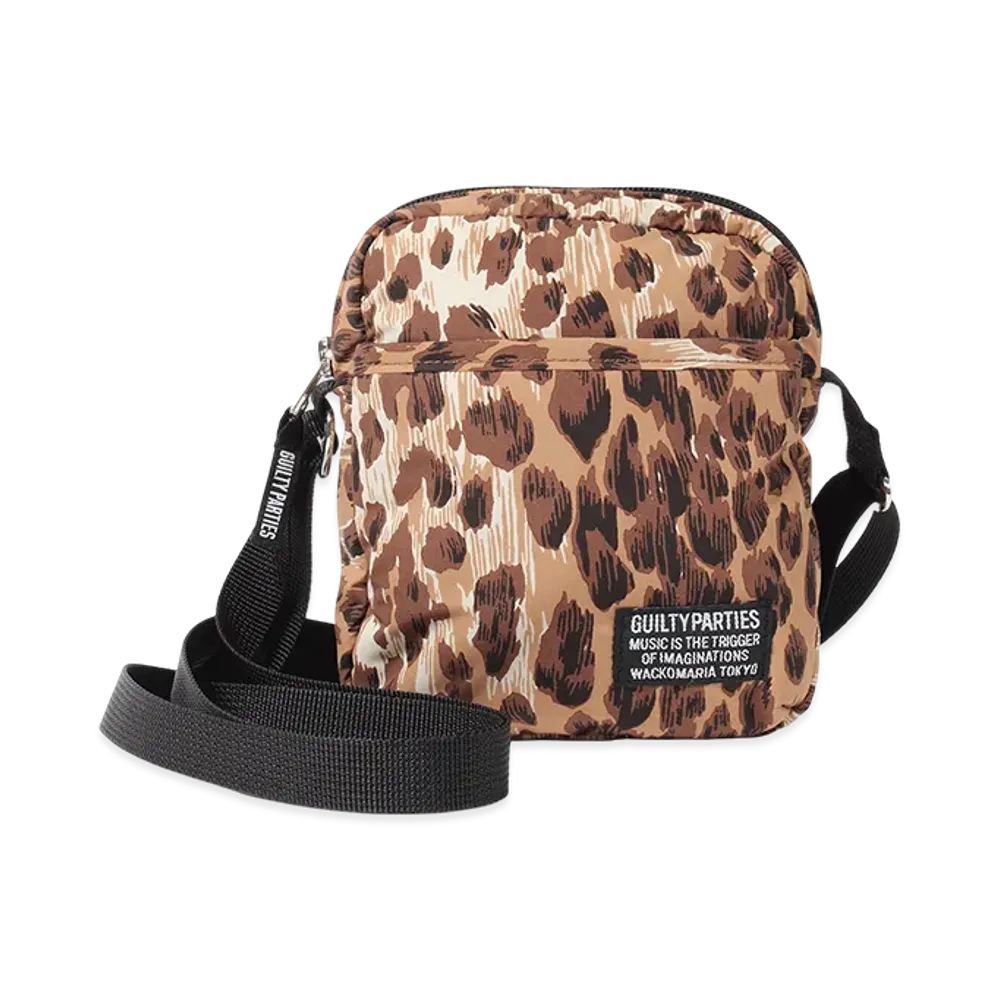 WACKO MARIA x Speak Easy Nylon Shoulder Mini Bag "Beige"