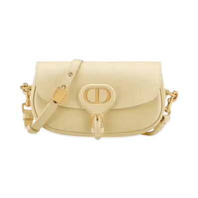 Dior Bobby East-West Bag Box Calfskin "Pale Yellow/Gold"