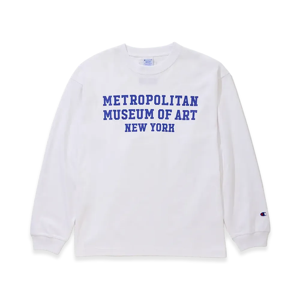 V.A. x The Metropolitan Museum of Art x Champion L/S Tee "White"