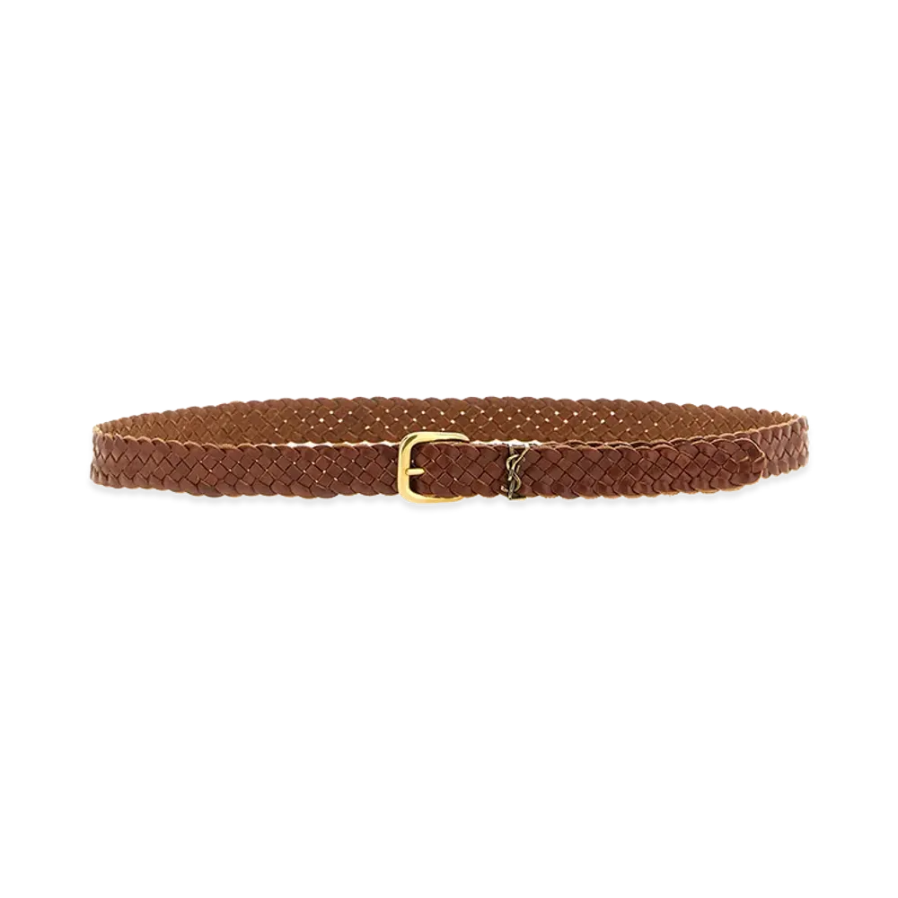 Saint Laurent 'Tiny Cassandre' Belt "Dkwetclay"