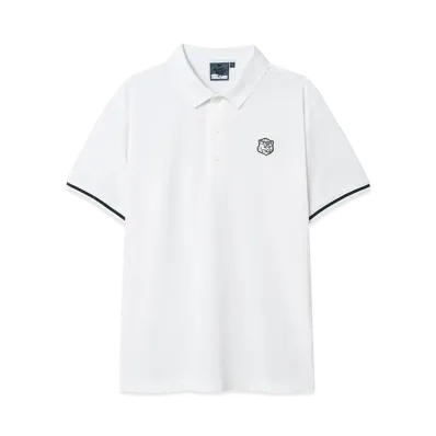 Maison Kitsune Golf Fox Head Polo "White"