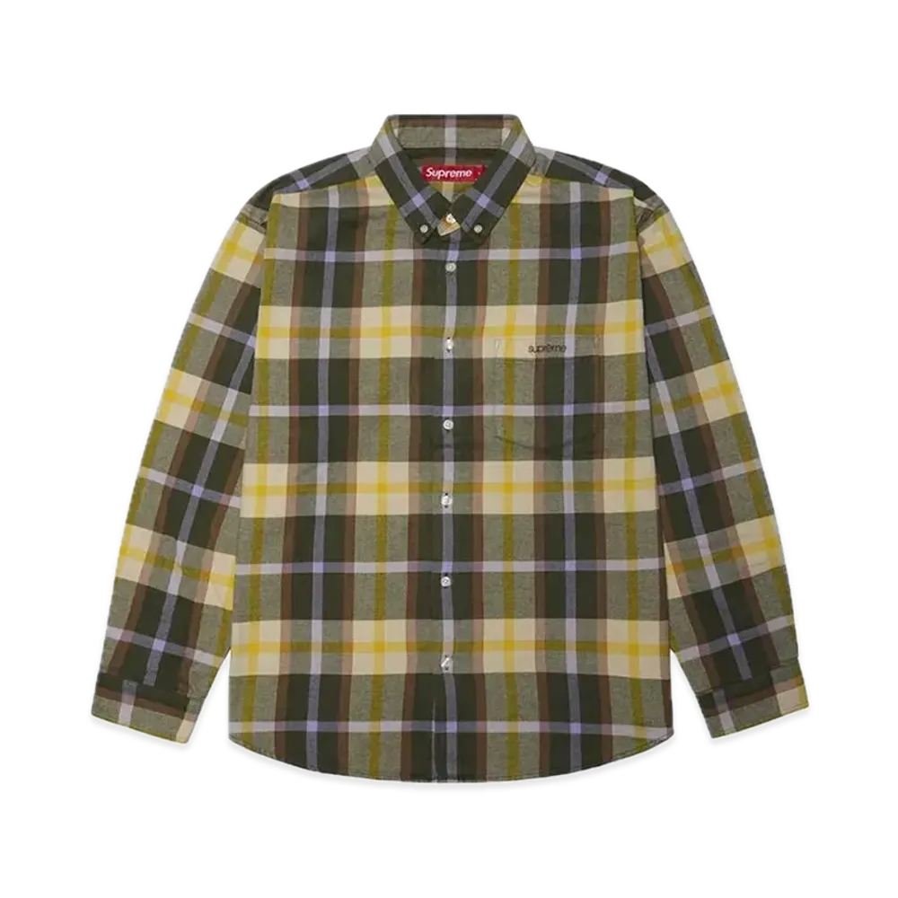 Supreme Plaid Flannel Shirt "Green" (23FW)