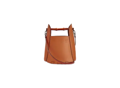 LOEWE Bamboo Bucket Bag In Calfskin "Tan"