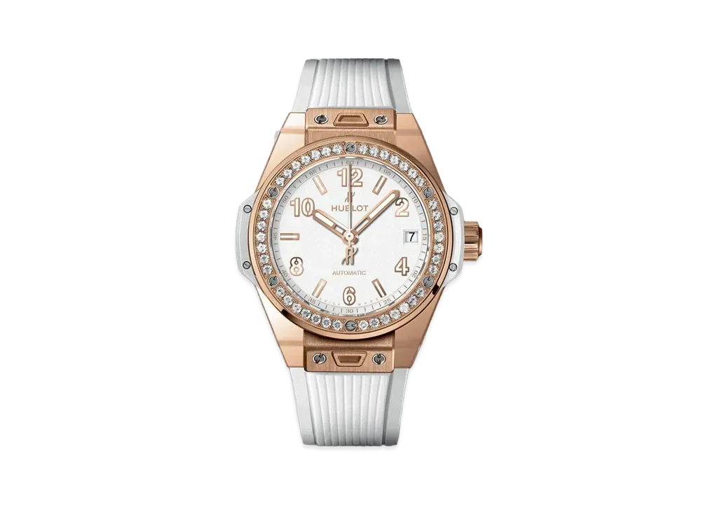 HUBLOT Big Bang One Click King Gold White Diamonds 39mm