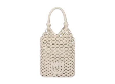 MIU MIU Mclame x Nappa Leather Handbag "White"