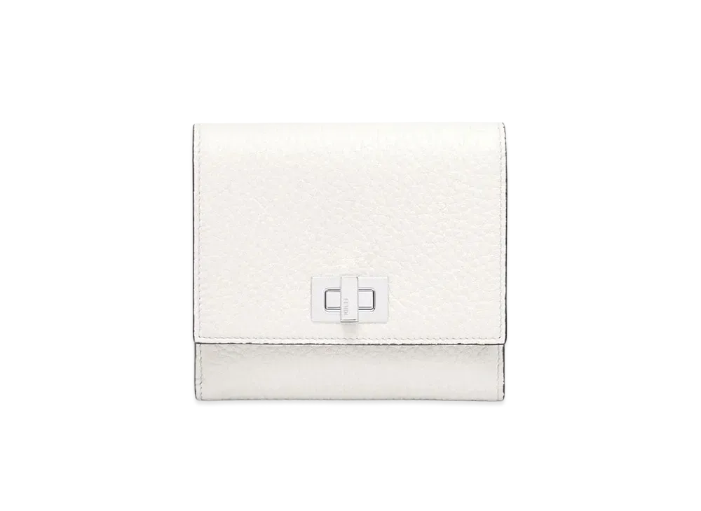 FENDI Wallet Leather "White"