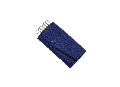Valextra Key Holder 6 Hook "Royal Blue"