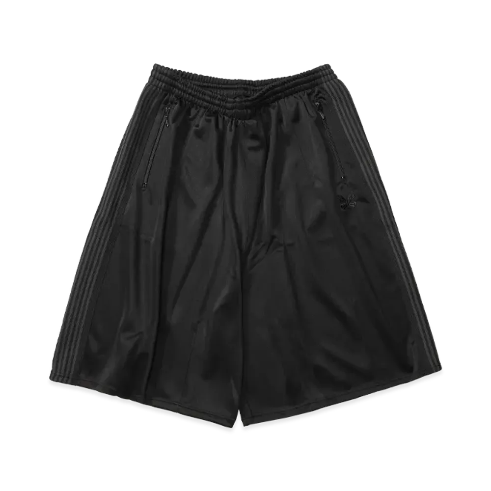 NEEDLES x STUDIOUS H.D Track Short Pant - Poly Smooth "Black2"