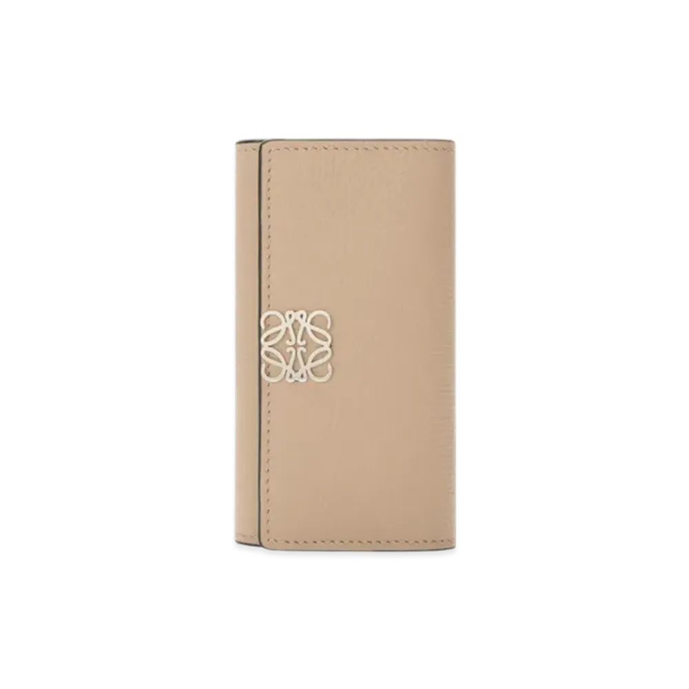 LOEWE Anagram Key Case "Sand"