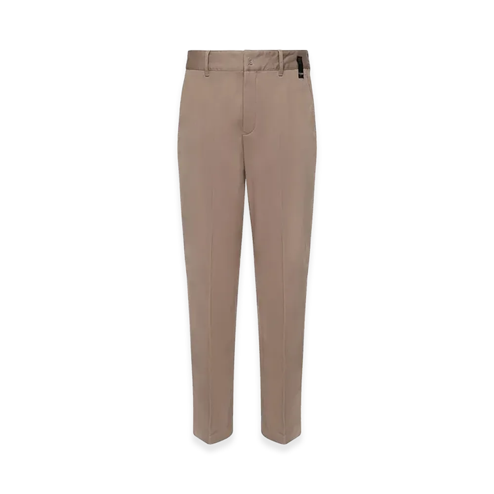 FENDI Gabardine Cigarette Trousers "Beige"