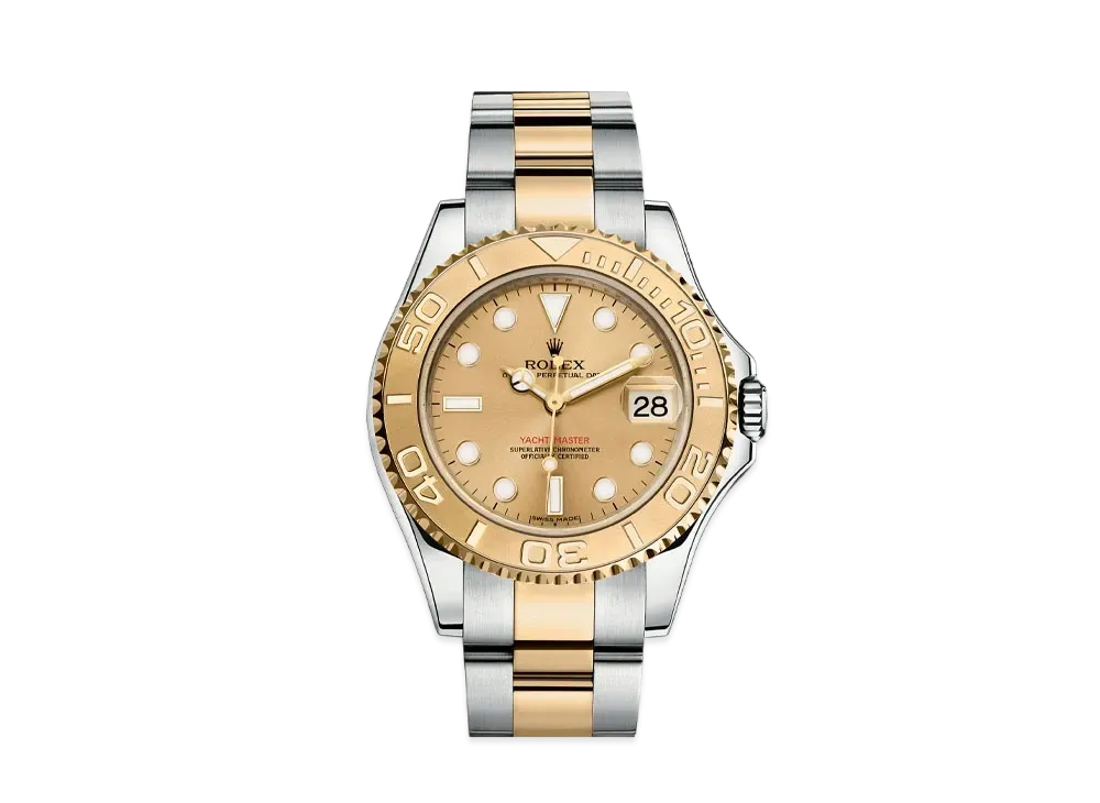 ROLEX Yacht-Master "Champagne/Stainless Steel/Yellow Gold"