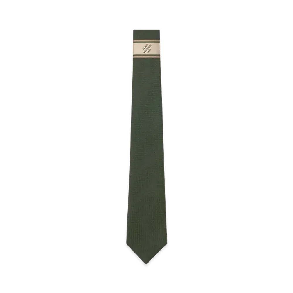 Louis Vuitton Tie LVP Strip "Khaki"