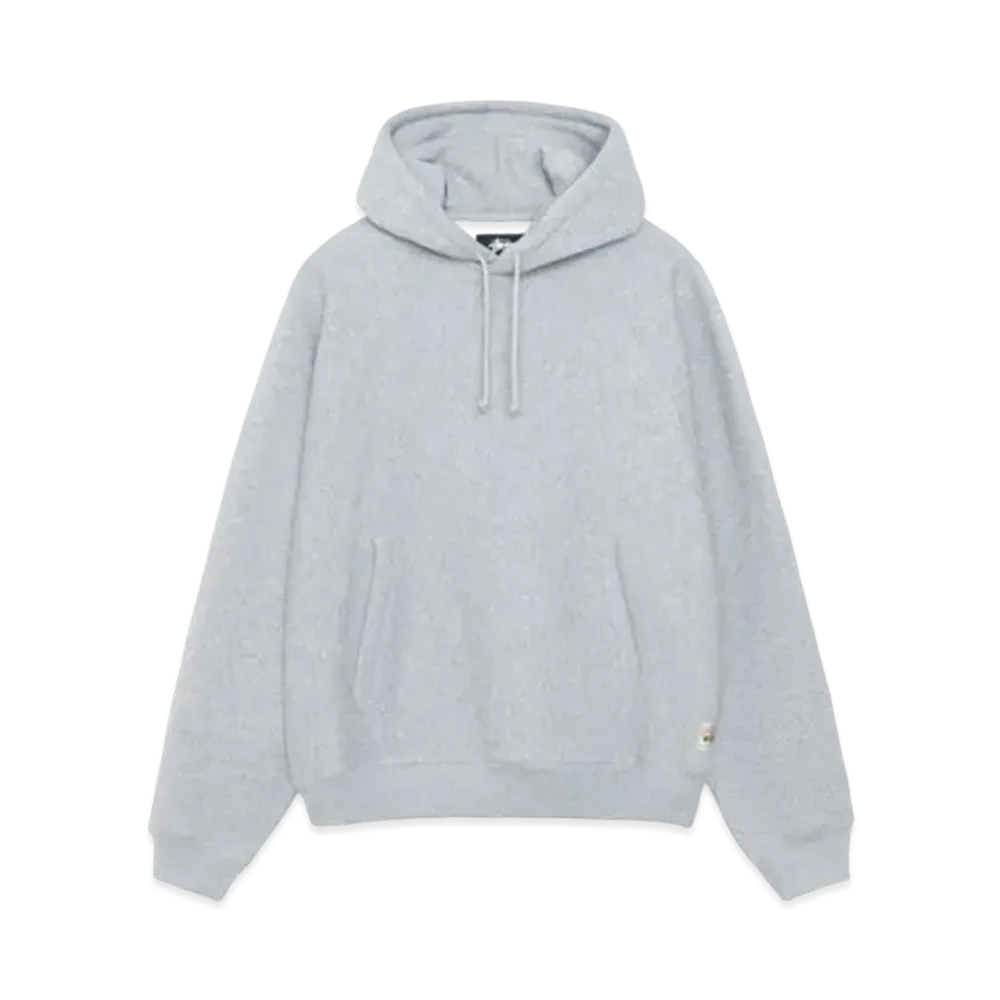 Stussy Fleece Raglan Hood "Grey Heather"