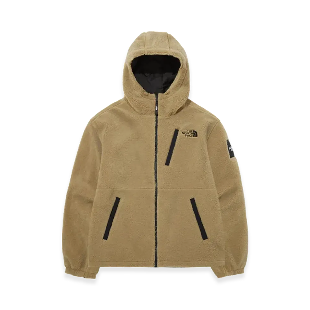 The North Face White Label Rimo Reversible Fleece Hoodie "Beige"