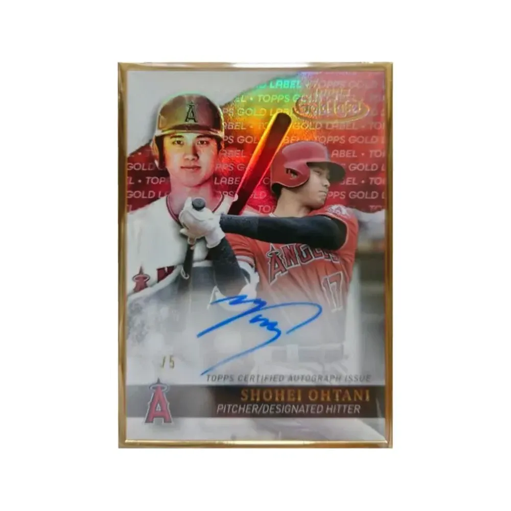 大谷翔平 直筆サイン入り [/5 GLA-SO](2022 トップス ゴールドレーベル)