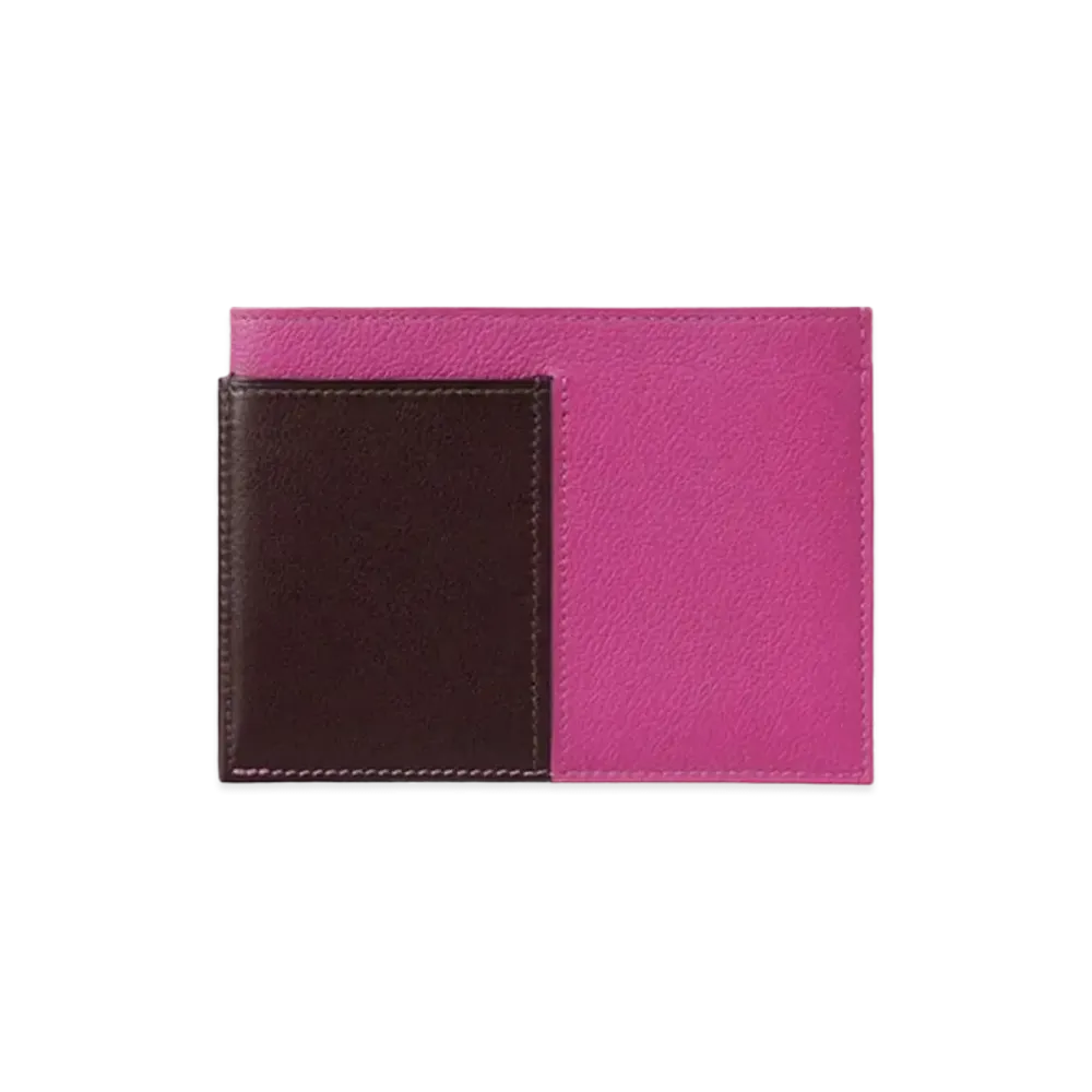 Hermes Necto Card Holder "Magnolia/Havane/Beton/Ambre"