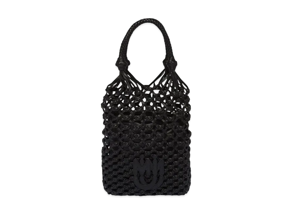 MIU MIU Mclame x Nappa Leather Handbag "Black"