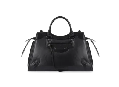 BALENCIAGA Women's Neo Classic Top Handle Bag "Black"