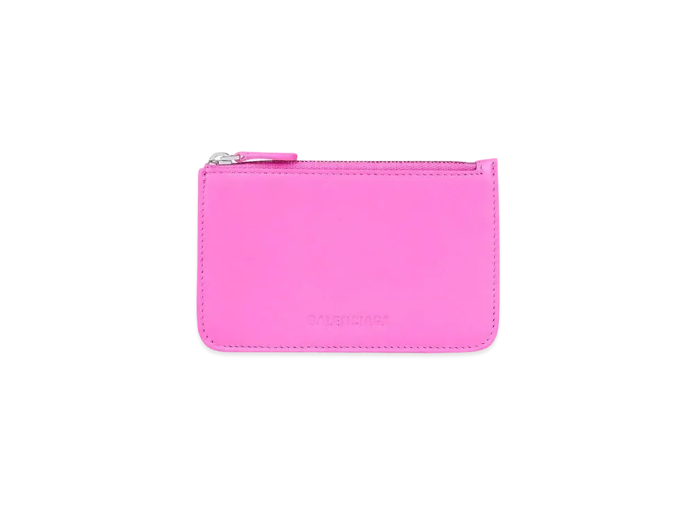 BALENCIAGA Essential Long Coin And Card Holder "Pink"