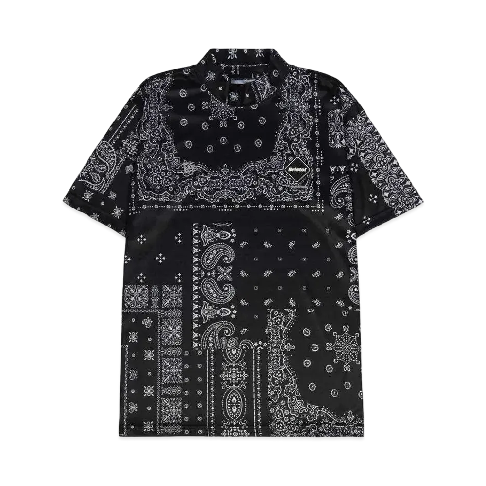 NEW ERA F.C.Real Bristol Bandana Mock Neck Shirt "Black"