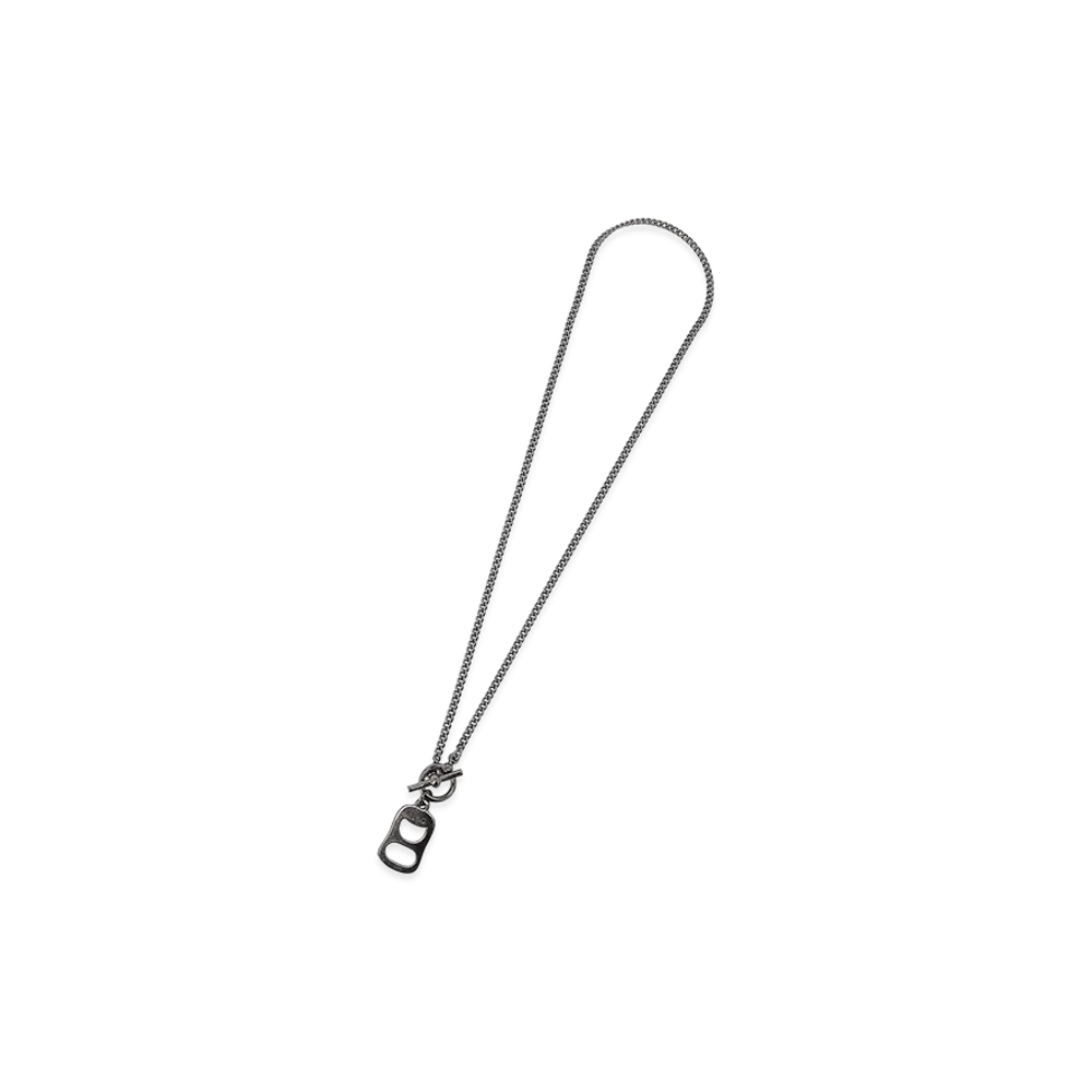 Ground Y Brass Pull Tab Necklace "Black"
