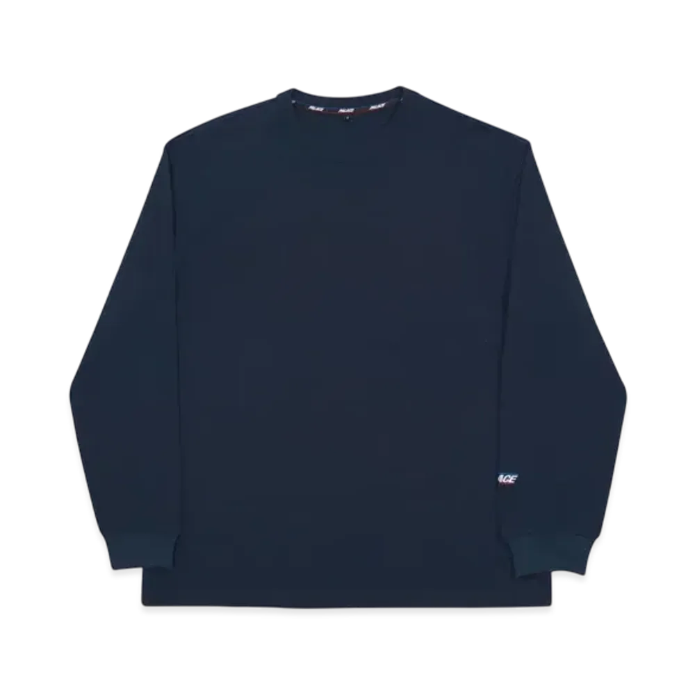 PALACE Basically a Waffle Longsleeve "Navy"