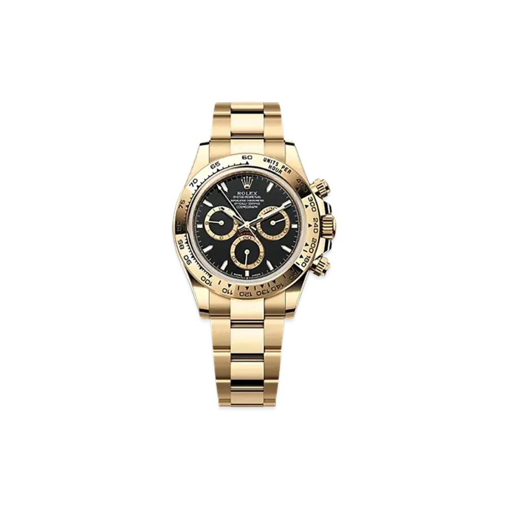 ROLEX Cosmograph Daytona 40mm Yellow Gold 126508 "Black"