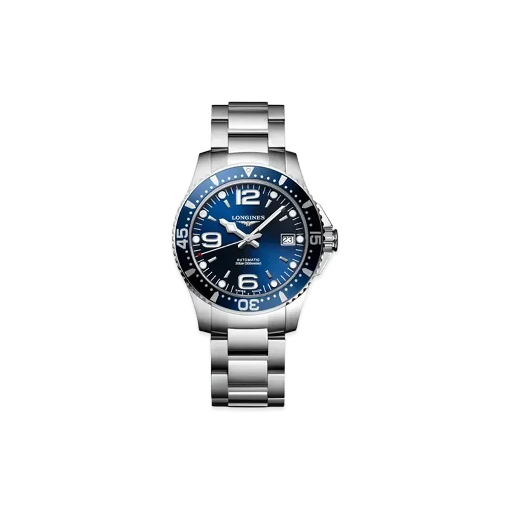 Longines Hydro Conquest 39.00mm "Blue Sun Ray/Stainless Steel" L3.741.4.96.6