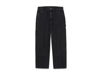 Carhartt WIP Ethan Double Knee Pant "Black/Enzyme Bleach Washed"