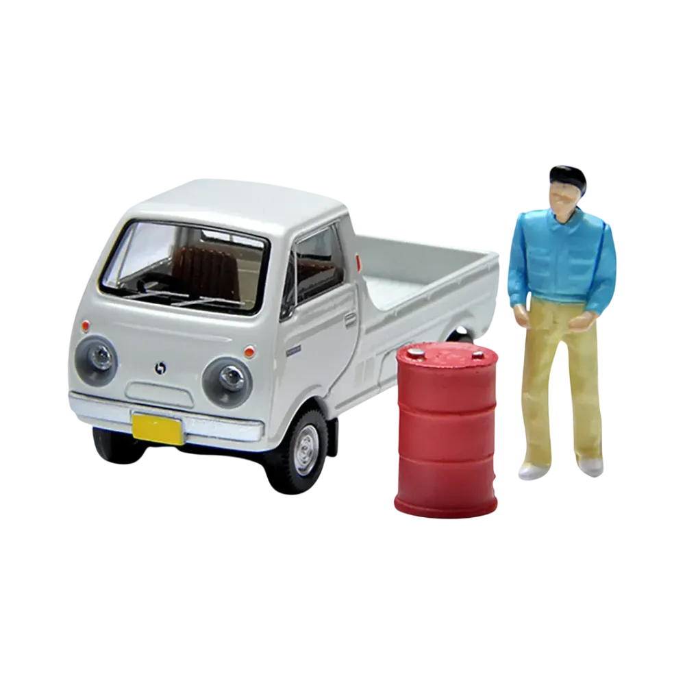 TOMYTEC "TOMICA LIMITED VINTAGE" 1/64 LV-185b Mazda Porter Cab One Side Open (White)