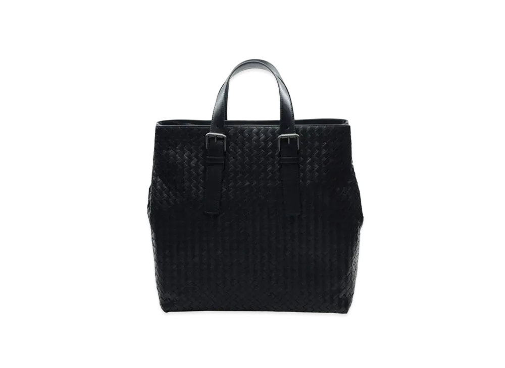 Bottega Veneta Lambskin Hand Bag "Black"